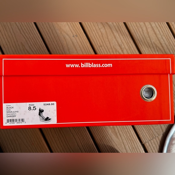 Bill Blass Rhinestone Wedge Sandals Women Size 8.5 NWT - Picture 12 of 13